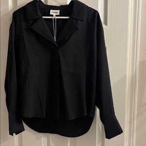 Darling Black Button-Up Shirt